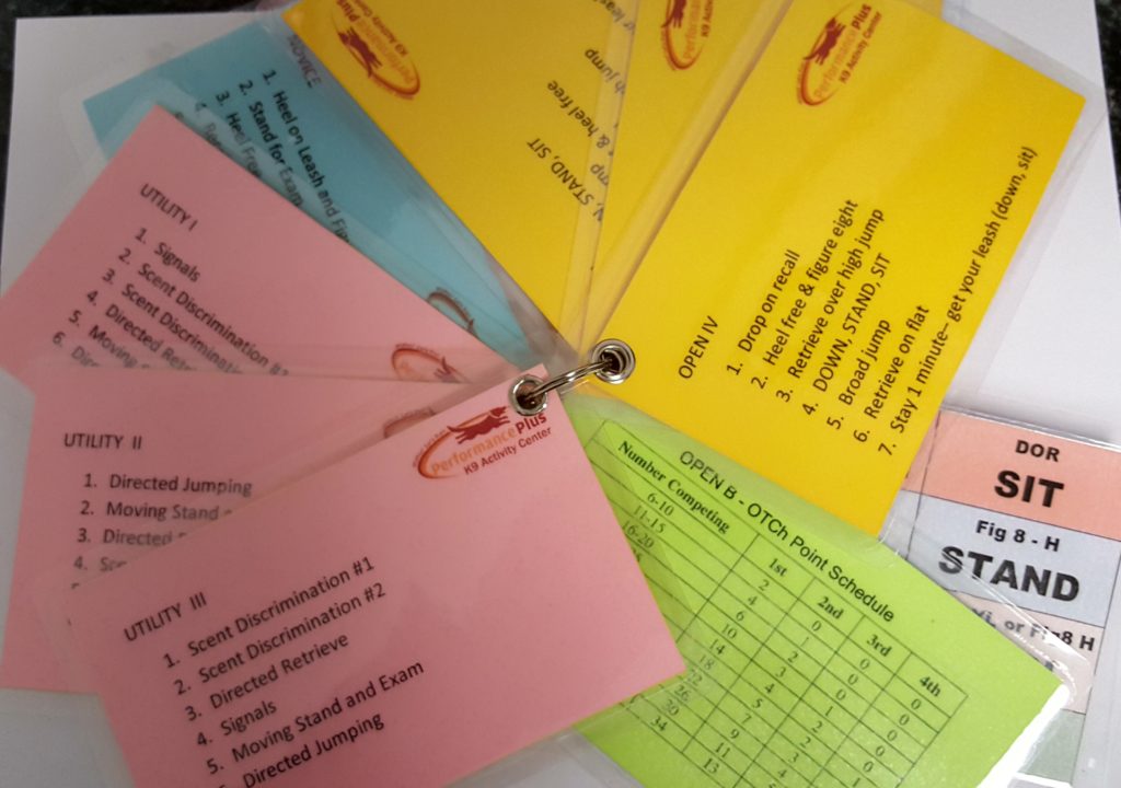 AKC Obedience Flash Cards – Performance Plus