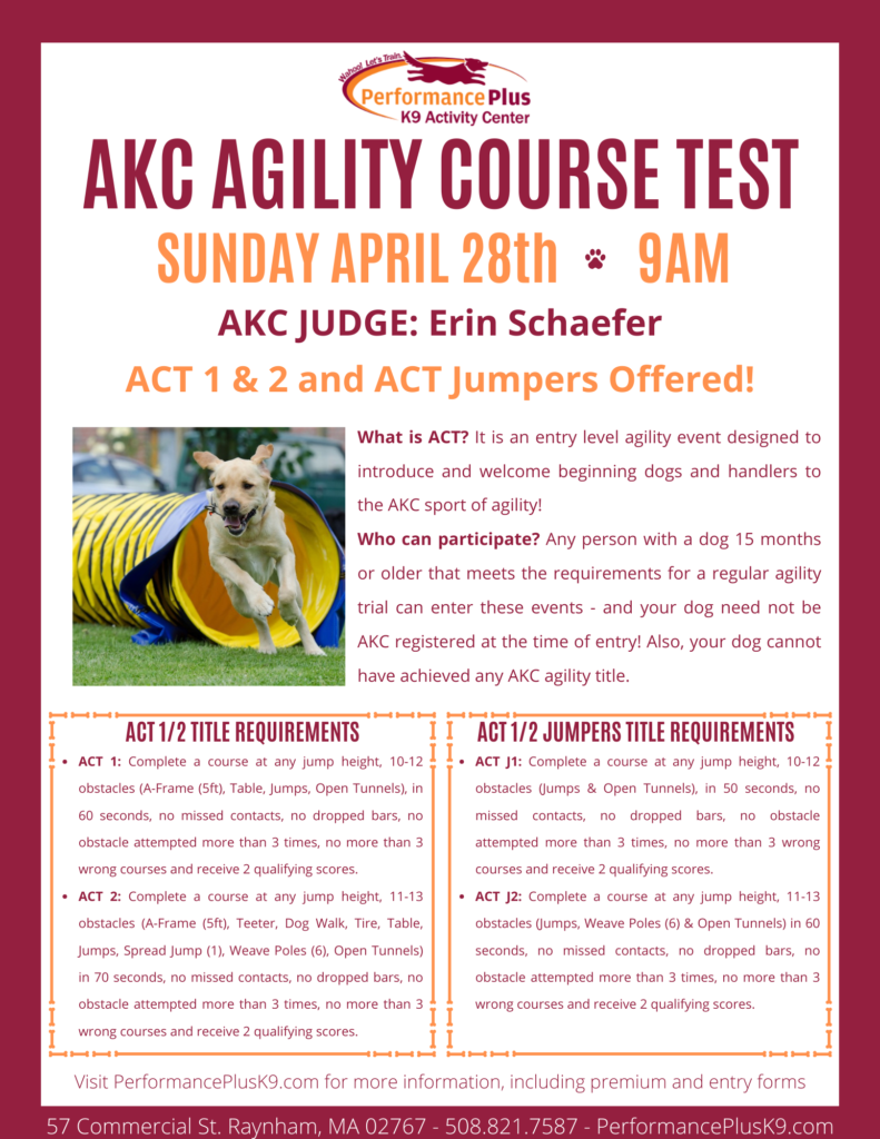 Akc event calendar top
